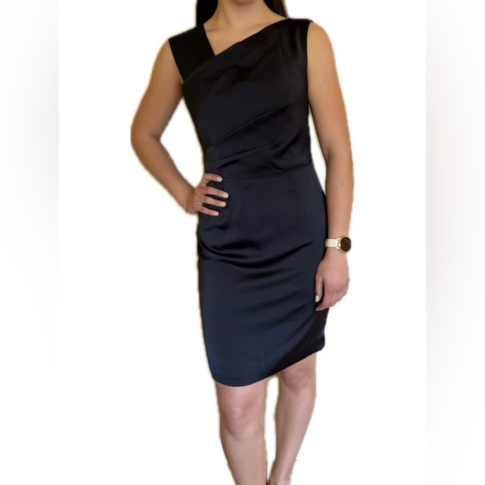 *Rare Find* Reiss Navy Formal Sleeveless Sheath Dress